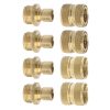 BC-8A Brass hose quick connect 4male+4female