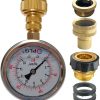 water pressure test gauge