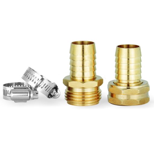 brass hose repair fitting -male and female